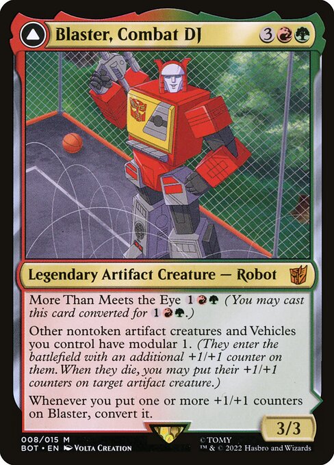 Blaster, Combat DJ // Blaster, Morale Booster front