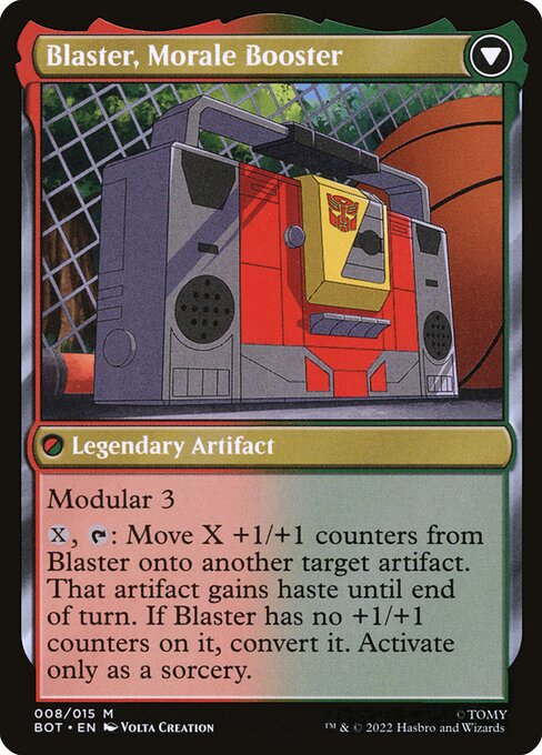 Blaster, Combat DJ // Blaster, Morale Booster back