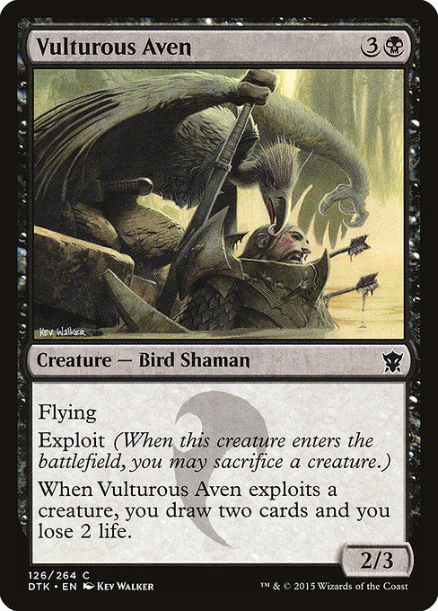 Vulturous Aven front