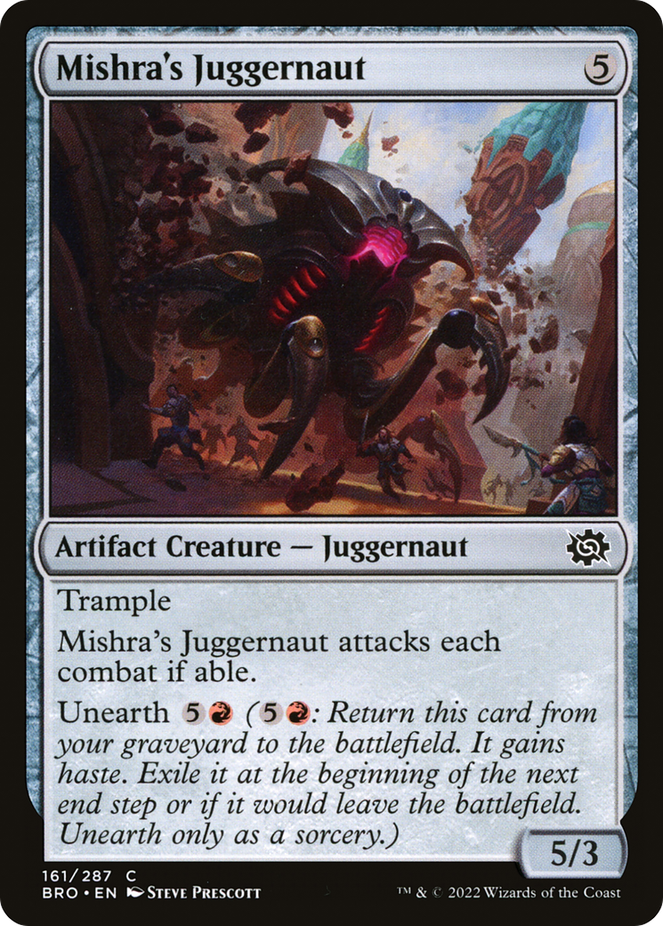 Mishra's Juggernaut (BRO) 161 - WZRD TCG