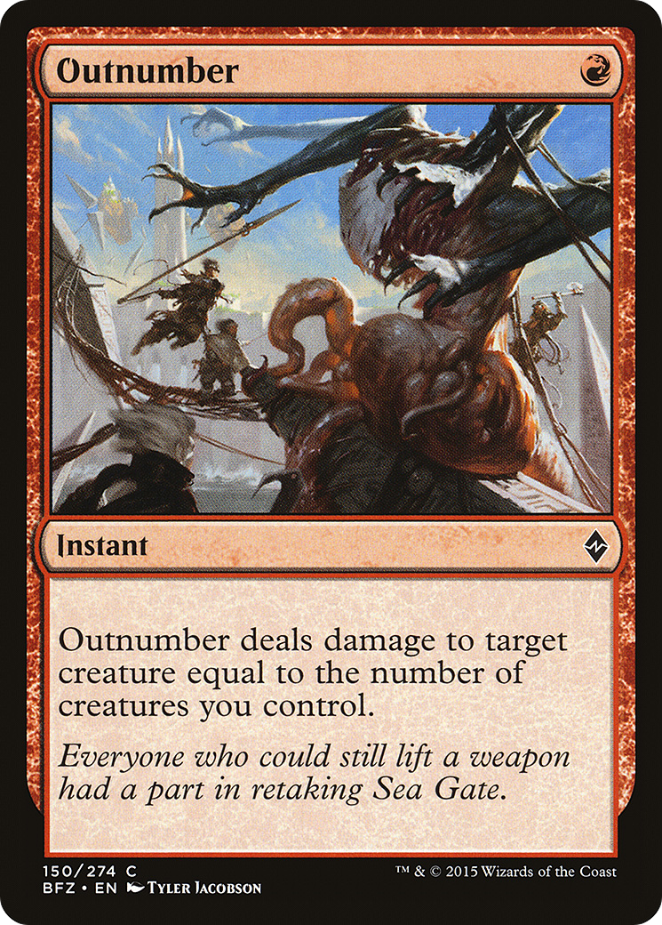 Outnumber (BFZ) 150 - WZRD TCG