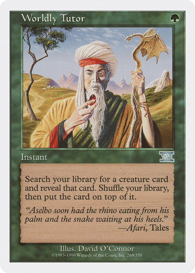 Worldly Tutor (6ED) 269