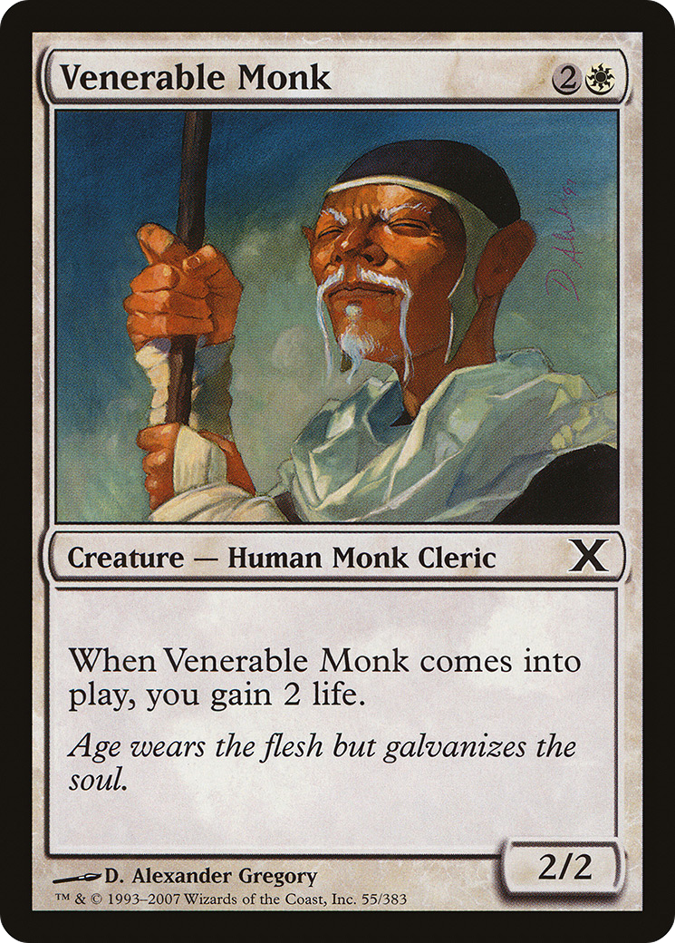 Venerable Monk (10E) 55 - WZRD TCG