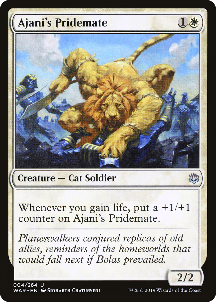 Ajani's Pridemate (WAR) 4 - WZRD TCG