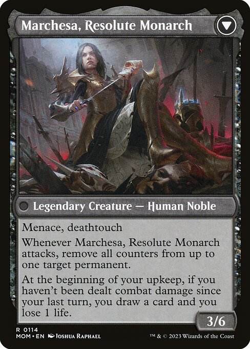 Invasion of Fiora // Marchesa, Resolute Monarch (Back)
