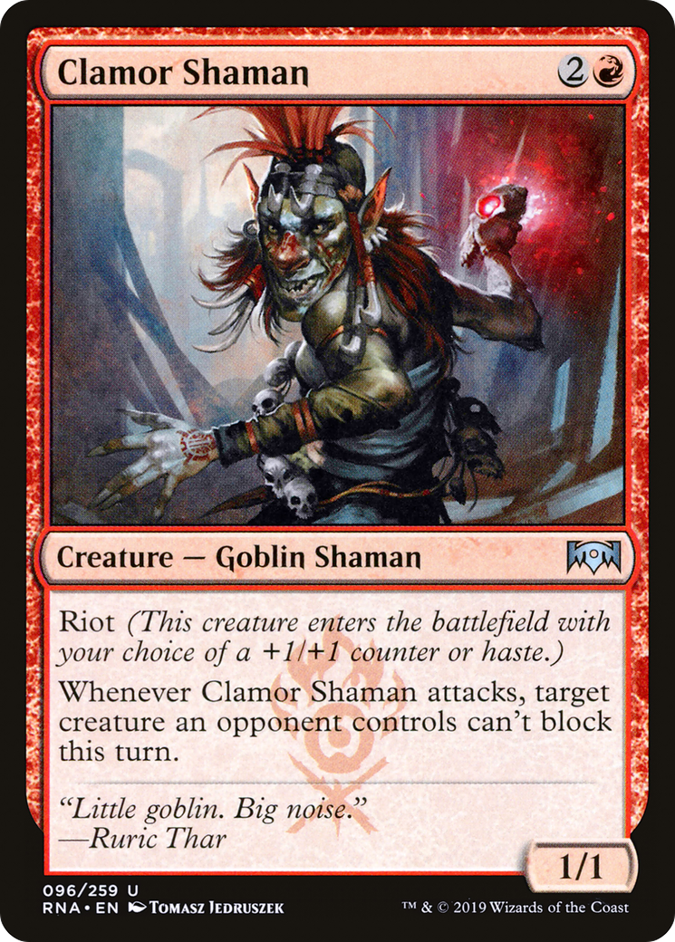 Clamor Shaman (RNA) 96 - WZRD TCG