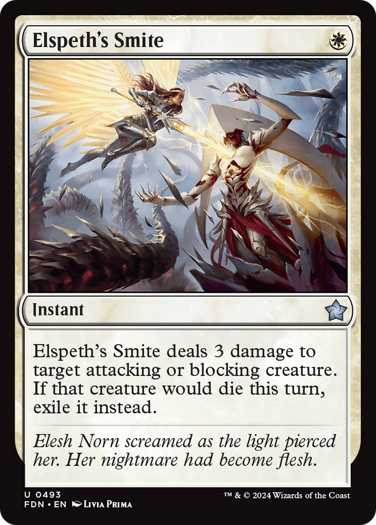 Elspeth's Smite (FDN) 493 - WZRD TCG