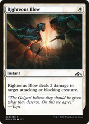 Righteous Blow (GRN) 23 - WZRD TCG