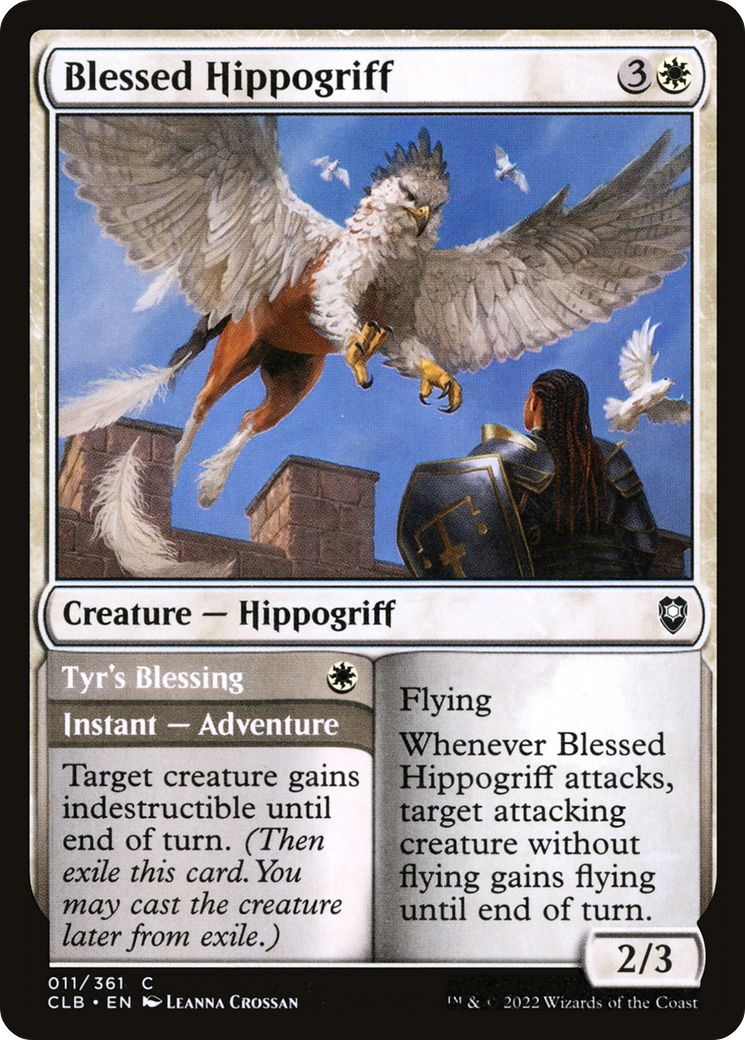 Blessed Hippogriff // Tyr's Blessing (CLB) 11