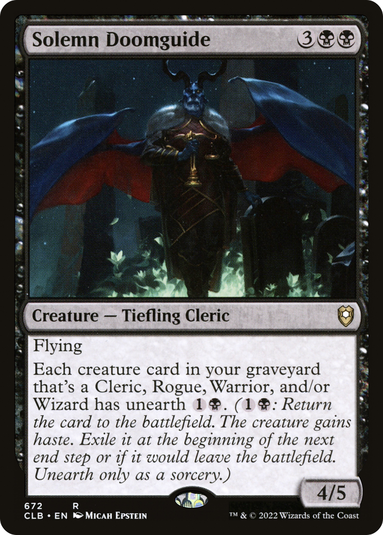 Solemn Doomguide (CLB) 672