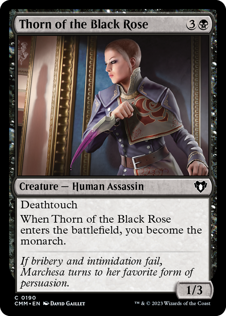 Thorn of the Black Rose (CMM) 190 - WZRD TCG