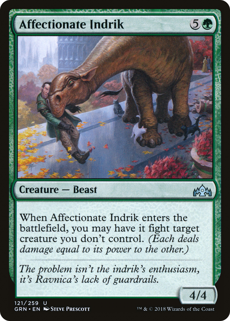 Affectionate Indrik (GRN) 121 - WZRD TCG