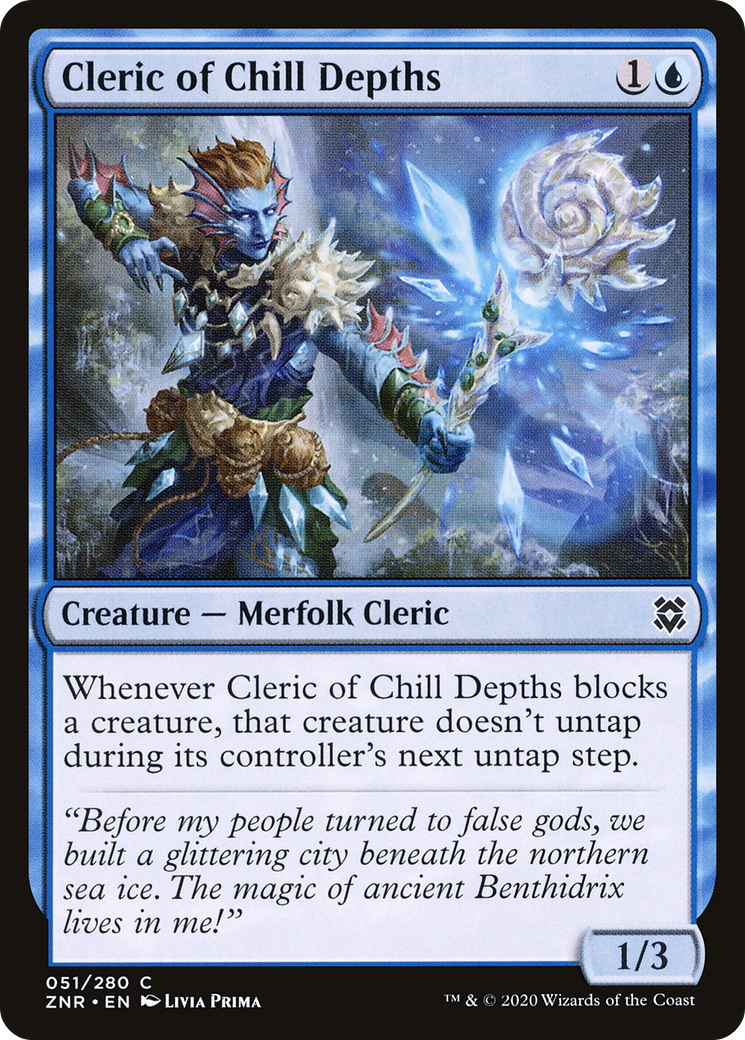 Cleric of Chill Depths (ZNR) 51