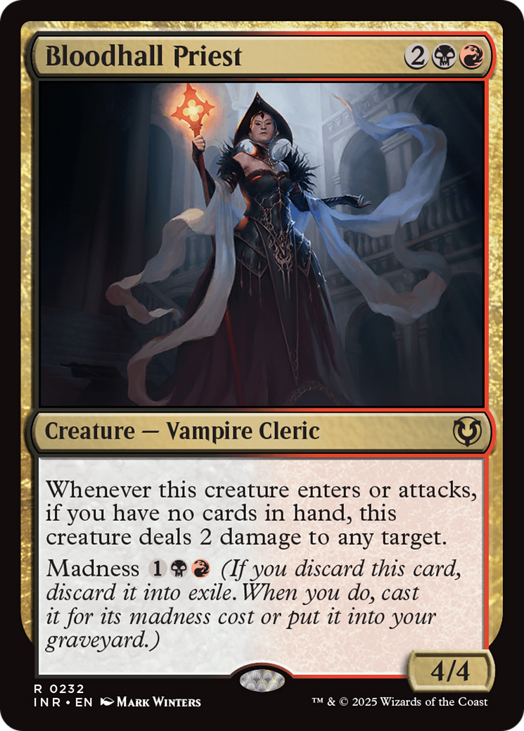Bloodhall Priest (INR) 232 - WZRD TCG