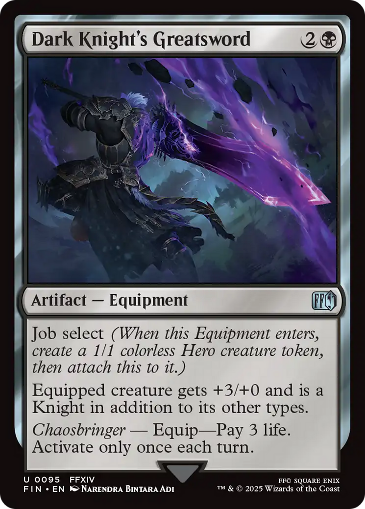 Dark Knight's Greatsword (FIN) 95