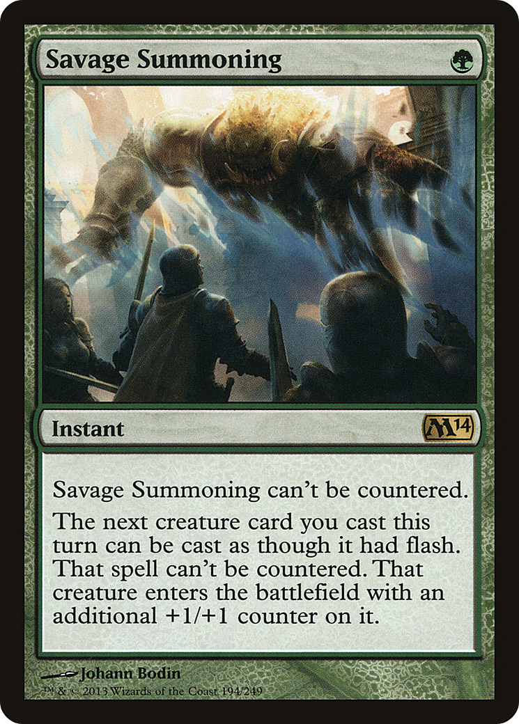 Savage Summoning (M14) 194