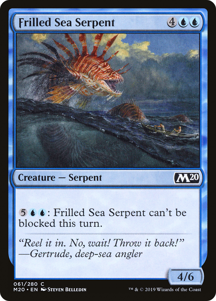 Frilled Sea Serpent (M20) 61 - WZRD TCG