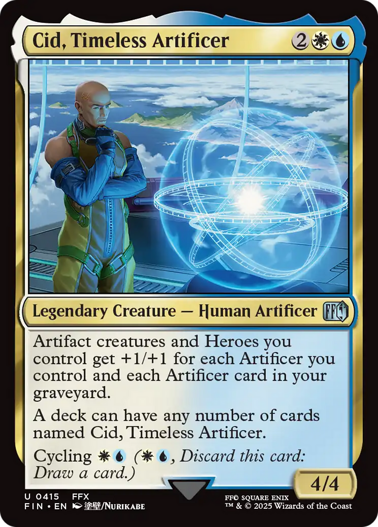 Cid, Timeless Artificer (FIN) 415 - WZRD TCG