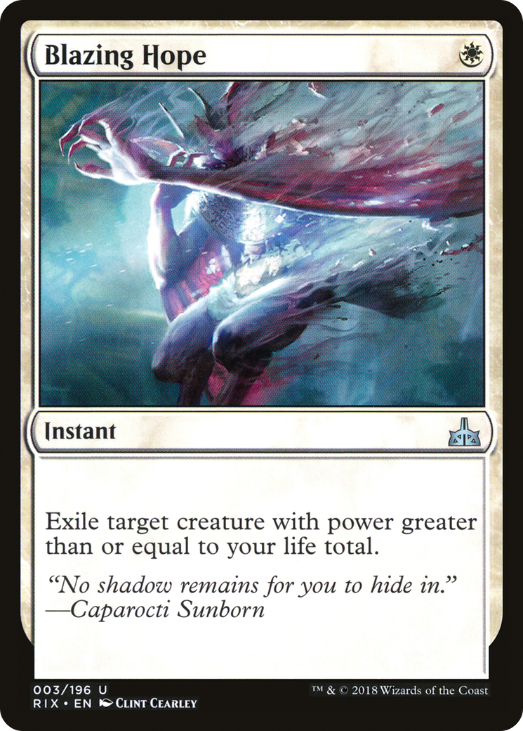 Blazing Hope (RIX) 3 - WZRD TCG