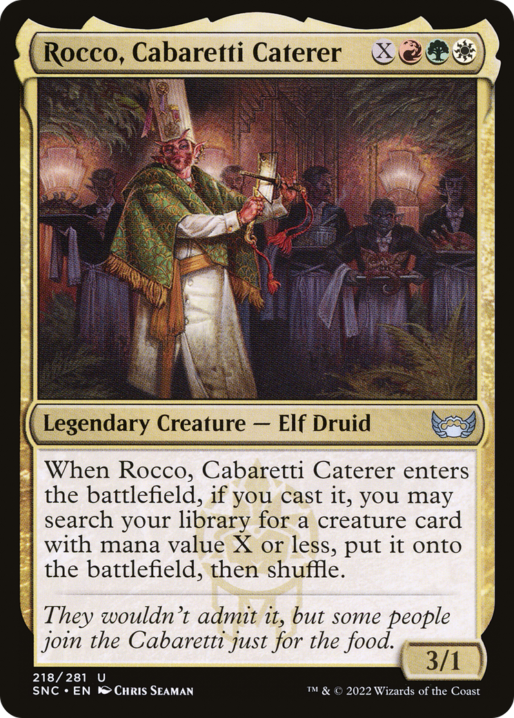 Rocco, Cabaretti Caterer (SNC) 218 - WZRD TCG