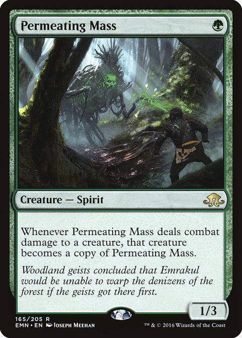 Permeating Mass front