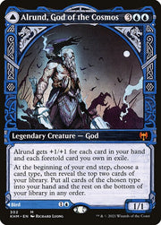 Alrund, God of the Cosmos // Hakka, Whispering Raven front