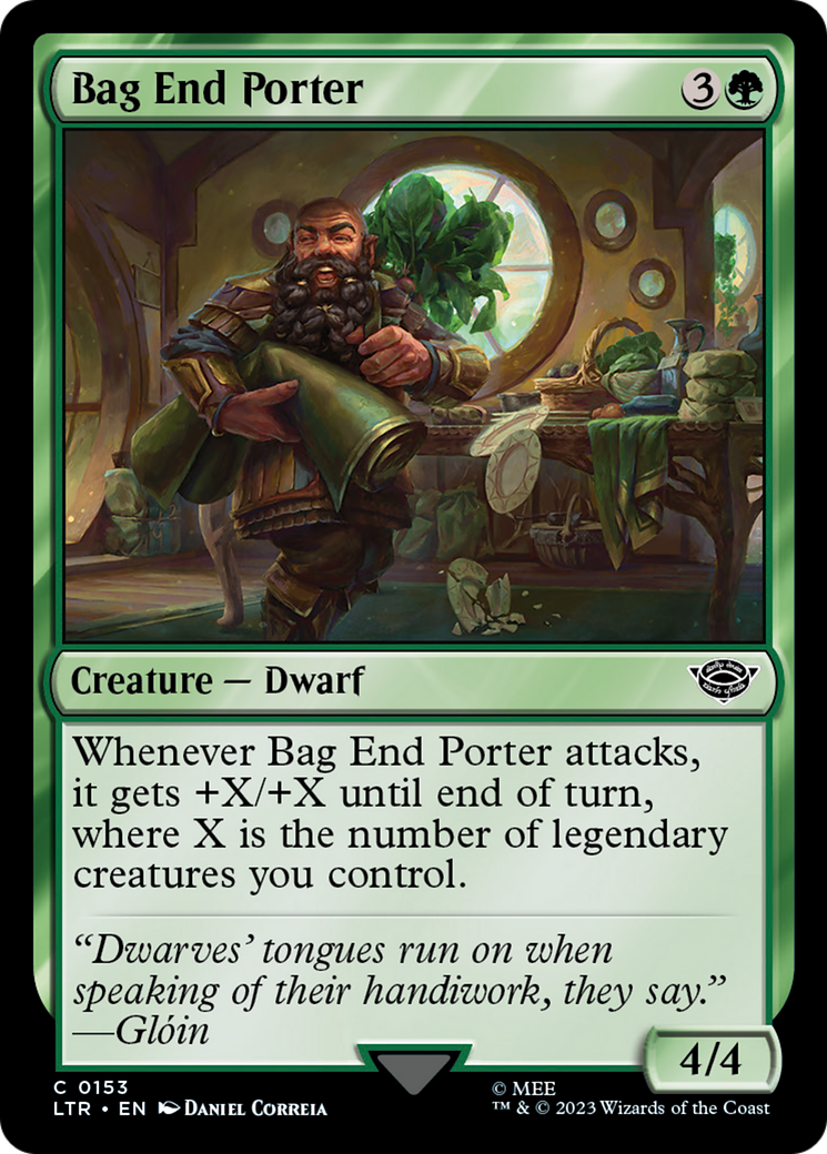 Bag End Porter (LTR) 153 - WZRD TCG
