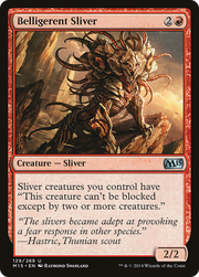 Belligerent Sliver (M15) 129 - WZRD TCG
