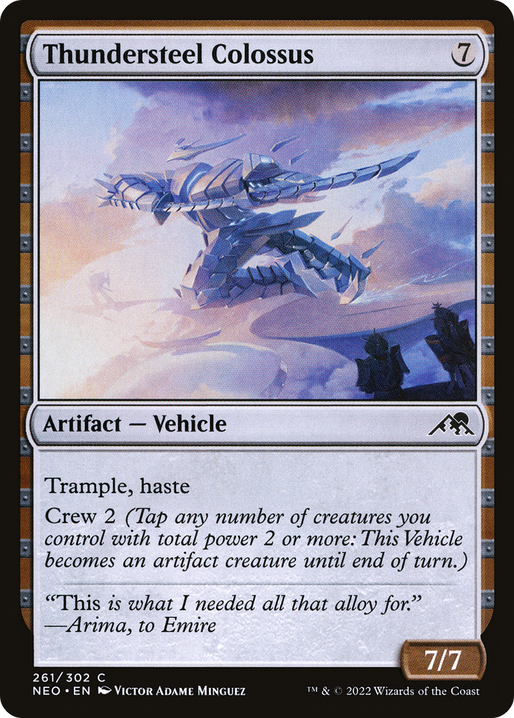 Thundersteel Colossus (NEO) 261 - WZRD TCG