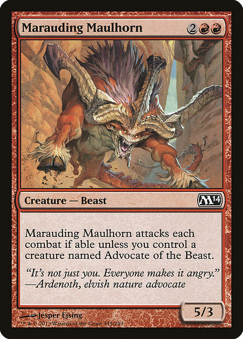 Marauding Maulhorn front