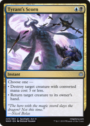 Tyrant's Scorn (WAR) 225 - WZRD TCG