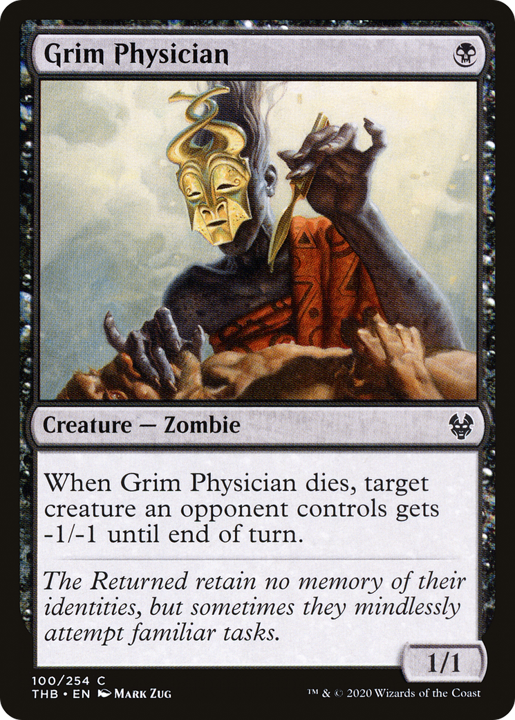 Grim Physician (THB) 100 - WZRD TCG