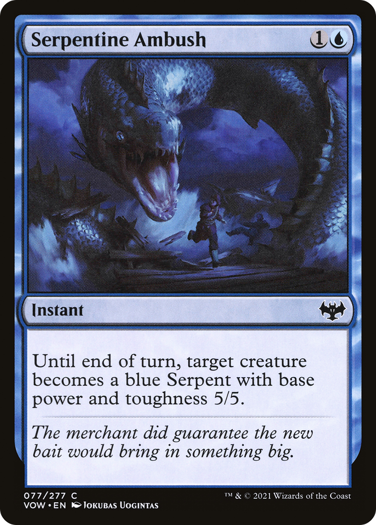 Serpentine Ambush (VOW) 77 - WZRD TCG