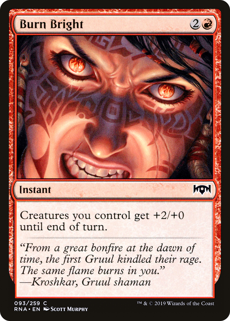 Burn Bright (RNA) 93 - WZRD TCG
