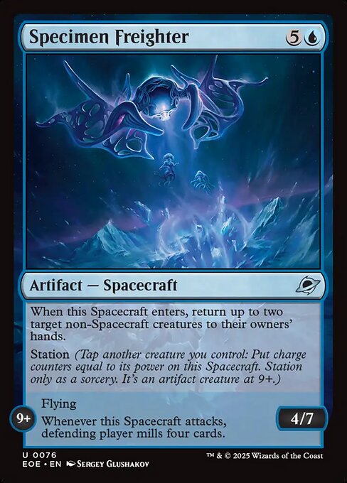 Specimen Freighter front