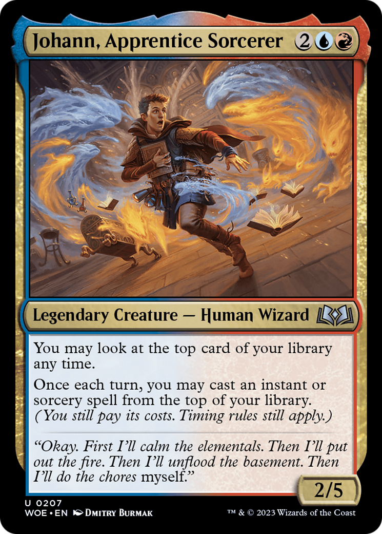 Johann, Apprentice Sorcerer (WOE) 207