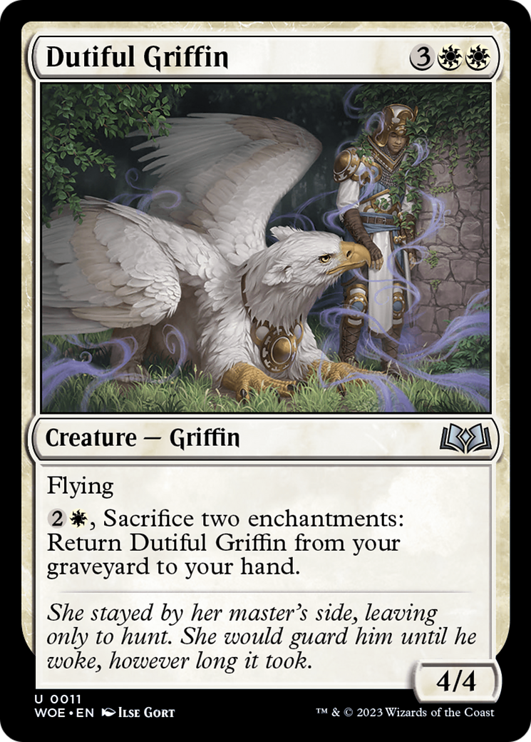 Dutiful Griffin (WOE) 11 - WZRD TCG