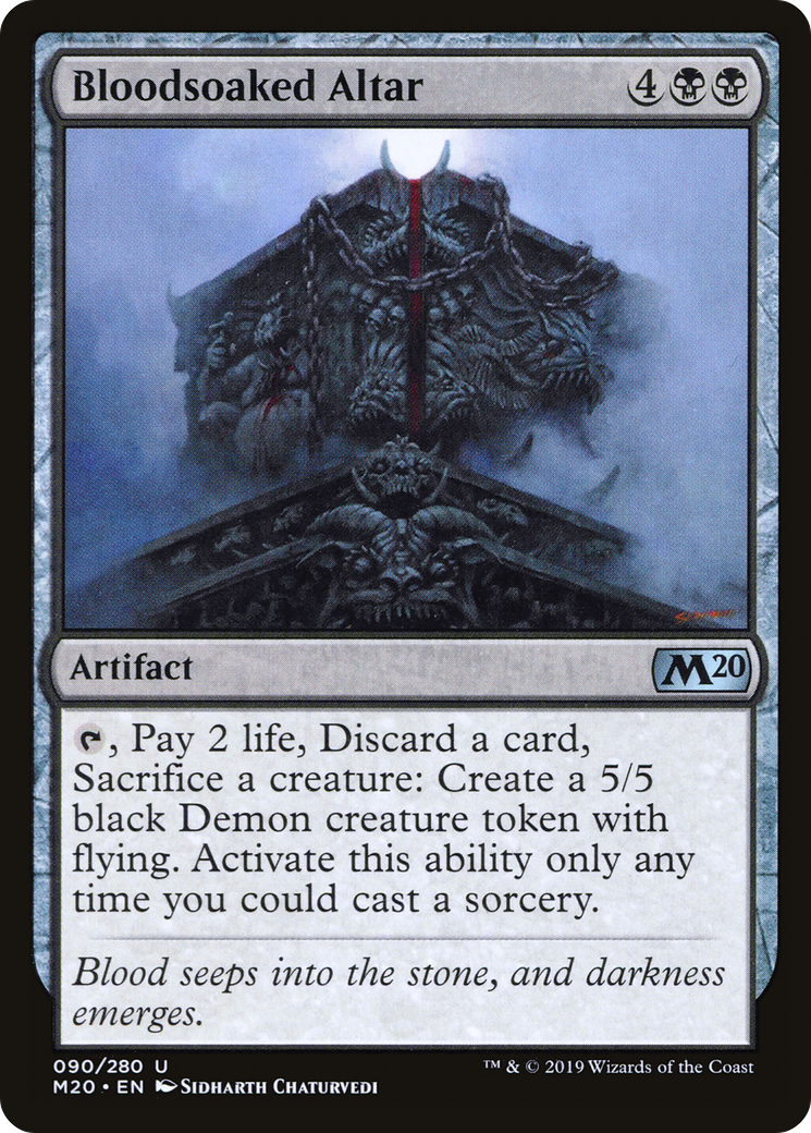 Bloodsoaked Altar (M20) 90 - WZRD TCG