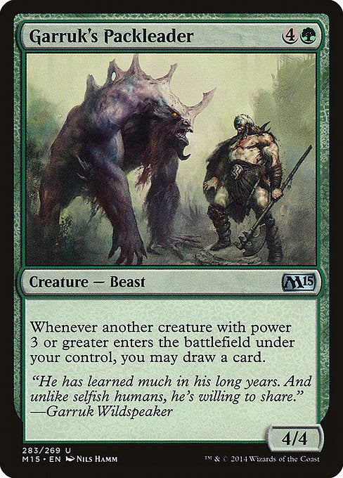 Garruk's Packleader front