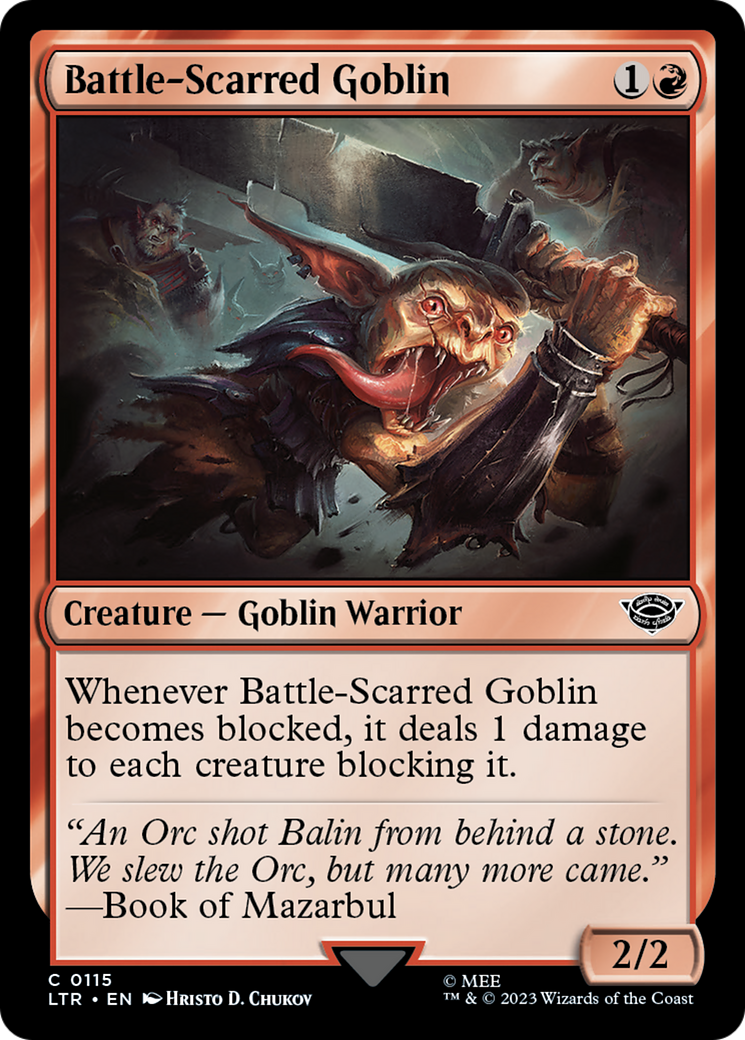 Battle-Scarred Goblin (LTR) 115