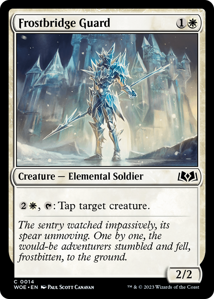 Frostbridge Guard (WOE) 14 - WZRD TCG