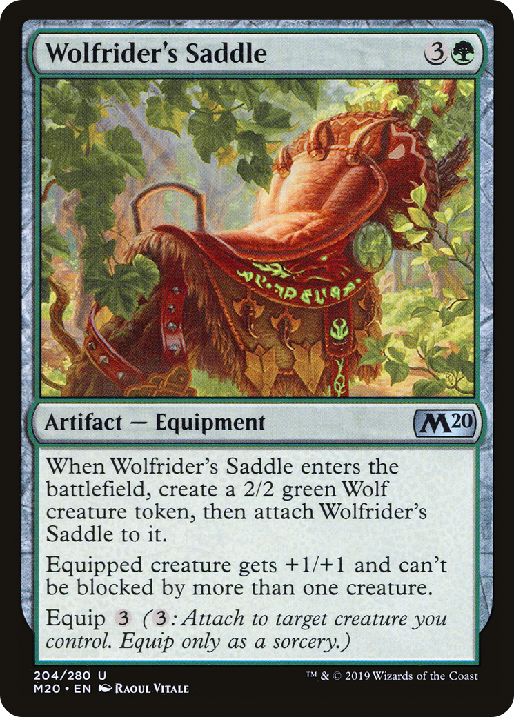 Wolfrider's Saddle (M20) 204 - WZRD TCG