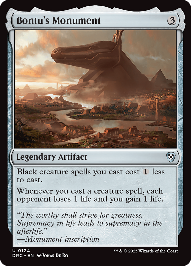 Bontu's Monument (DRC) 124 - WZRD TCG