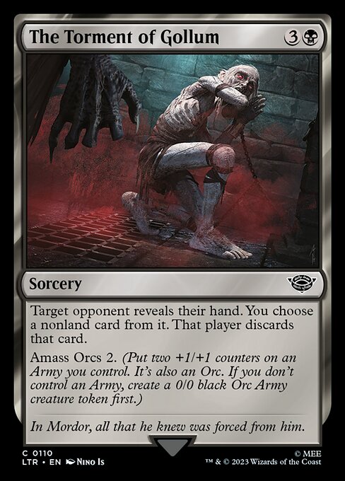 The Torment of Gollum front