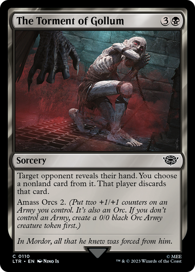 The Torment of Gollum (LTR) 110 - WZRD TCG