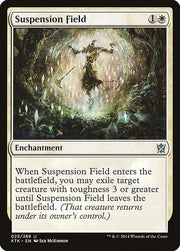 Suspension Field front