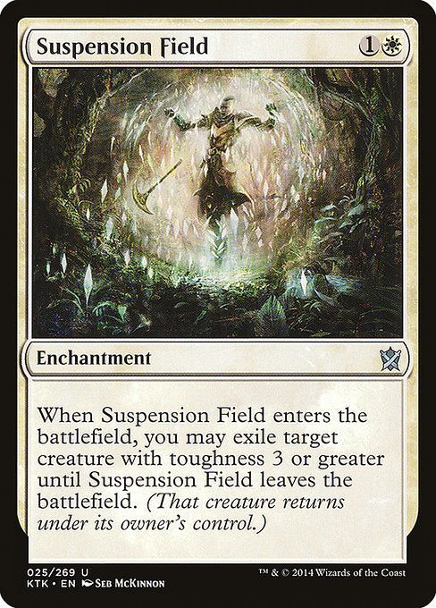 Suspension Field front