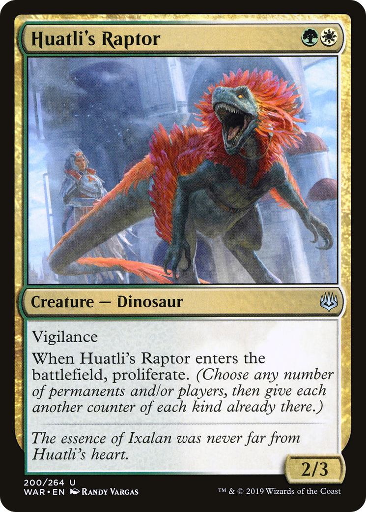 Huatli's Raptor (WAR) 200 - WZRD TCG