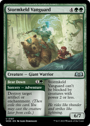 Stormkeld Vanguard // Bear Down (WOE) 187