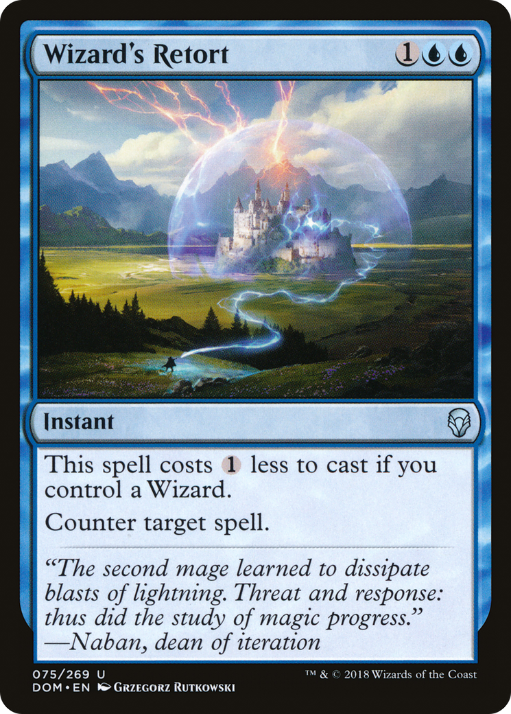 Wizard's Retort (DOM) 75 - WZRD TCG